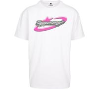 Mister Tee Camiseta Hombre Speed Logo tee Blanco S