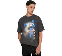 MT Upscale Mt1899-le Papillon Oversize tee Camiseta, Charcoal, S Hombres