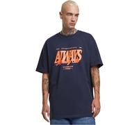 MT Upscale Mt3531-always Running Oversize tee Camiseta, Azul Marino, M para Hombre