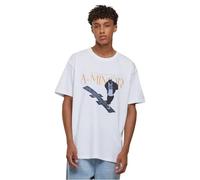 MT Upscale Mt3597-a-minor Oversize tee Camiseta, Blanco, L Grande Alto Hombres