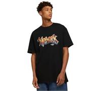 Mister Tee Mt3612-ny Graffiti Oversize tee Camiseta, Negro, XL Grande Alto Hombres