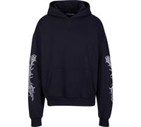 MT Upscale Sudadera 'God Loyalty Love' rojo / negro / plata XXL rojo / negro / plata