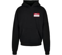 MT Upscale Sudadera 'Hey! My Name Is' rojo sangre / negro / blanco L EUR
