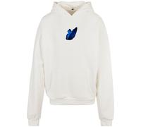 MT Upscale Sudadera 'Le Papillon' beige / azul / blanco M beige / azul / blanco