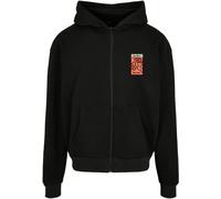 MT Upscale Sudadera Puffer Peace Heavy Oversize Zip Hoody Negro XXL