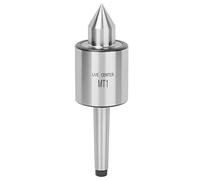 MT1 Live Center para torno de metal, rodamiento triple de alta precisión de 0.005 mm, capacidad de carga de 600 libras para tornos de tamaño medio/velocidad media, acero de aleación dura con sistema