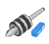 MT1 Morse Taper Live Center | 0.01mm Accuracy for High - Speed Lathes | Black Embossed Revolving Tailstock Center/Woodworking Tool | 40Cr Steel Construction