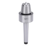 MT1 Woodturning Live Center | Stainless Steel Lathe Center for Wood/Metalworking | Solid Bearings for Stability & Accuracy | Compact & Portable Design