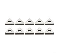 MT1603 CNC torneado herramienta titular 10pcs cuña triangular para carburo insertos alta resistencia estabilidad plata MT1603Suitable para herramientas de torno CNC (MT2204)