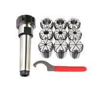 MT2 MT3 MT4 Tapper Holder ER32 + 9PC Juego De Mandril Manguito Cónico Con Resorte Llave Para Fresadora CNC Soporte Herramienta Máquina Grabado(MTA3-ER32-(9PCS))