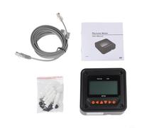 MT52 - Pantalla LCD para controladores solares EPEVER, para comunicación RS485 con interfaz RJ45, compatible con serie Tracer, cable de 2 m, real-