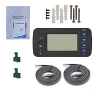 MT75 Monitor remoto para controlador de carga solar e inversor, pantalla LCD de 4.7 pulgadas con códigos de error visuales, puertos RJ45 duales, control de aplicación a través de RS485, pared