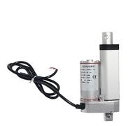 MTADSBKFP Actuador Lineal de Carrera, Empuje de Velocidad de Carrera Variable del actuador Lineal de aleación de Aluminio de 24 V CC 20 W-30 W(Stroke 600mm,15mm/s 700N)