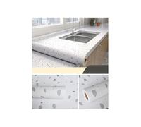 MTADSBKFP Adhesivo Resistente a la Grasa, Tamaños múltiples Multicolores del Papel Pintado de mármol Autoadhesivo de la Prueba de Aceite de la Prenda Impermeable del Vinilo(Huisui,40cmx100cm)