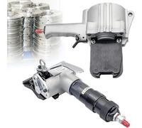 MTADSBKFP Herramientas para flejado de Acero, Flejadora neumática de Acero 8500N Tensión 15KN Sellado Correas de 19-32 mm 2 Piezas(19mm)