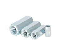 MTADSBKFP Tuercas de Acoplamiento hexagonales, Tuerca de Acoplamiento Hexagonal galvanizada M6-M20(1Pcs-M10 x 50mm)