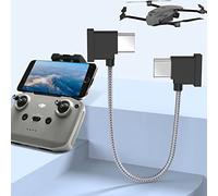 Cable Trenzado De Nailon USB C a USB-C Para Controlador, Accesorios Para Drones, Negro, DJI Mini 2, Mavic 3,Air 2S,Cable Control Remoto Mavic Air 2, Cable De Extensión OTG RC Phablet (Conector Tipo C)