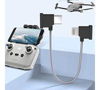 MTAKYI Cable USB C a iOS, Adaptador Trenzado de Nailon para dron, Cable de Control Remoto de 15 cm para Lightning a Tipo C, ángulo de tamaño Correcto para Control Remoto dji Mavic Air 2 y Dispositivo