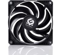 MTALLICGAR MetallicGear SKIRON MG-F120 PWM, 4-Pin High Airflow Fan (120mm, Black) - Powered by Phanteks