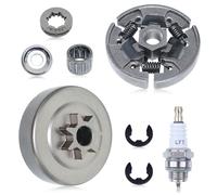Mtanlo.325 "Kit de Bomba de Aceite de Piñón de Tambor de Embrague para Stihl 021 023 025 MS230 MS250, 325"-7T Tambor de Embrague, Embrague, Arandela de Embrague, Vela de Encendido