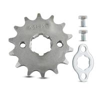 Mtanlo 428-14T Piñón delantero 17 mm dientes moto Piñón motor Piñones cónicos de cadena Engine,428-14T Piñón delantero para 50 cc 70 cc 90 cc 110 cc Dirt Pit Bike Mini Bicicleta ATV 4 ruedas Moped