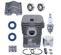 Mtanlo Kit de Pistón de Cilindro de 40 mm para Stihl MS210 021 MS 210 con Piezas de Repuesto de Sellos de Aceite de L7T/BPMR7A Bujía para 1123020 1216 11230201216
