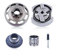 Mtanlo Tambor de Embrague (3/8" 6 Dientes) Kit para Husqvarna 435 135 137 140 E-Seris Motosierra Recambio Part 578257101 5778745-01,con Rodamiento de Agujas Engranaje de Tornillo Sin Fin