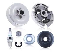 Mtanlo Tambor de Embrague (3/8" 6 Dientes) para Stihl MS171, MS 170,MS181,MS180, MS211, MS171C, MS181C, MS211C con Bujía Juego de Embrague Pieza de Repuesto de Motosierra 1139160 2000