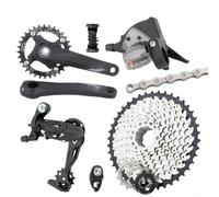 MTB 10V Monoplato 32T con Cassette 42T Aluminio MTB 10V Monoplato