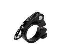 MTB/Abrazadera De Tija De Sillín De Bicicleta, 34,9 Mm, Liberación Rápida, Aluminio CNC, Soporte De Tija De Sillín De Bicicleta(Negro)