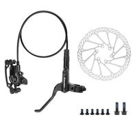 MTB Frenos De Disco Hidráulicos Delantero Izquierdo 800mm Con 160mm Rotor Y Adaptador Freno De Aceite Hidráulico De Bicicleta De Aleación De Aluminio