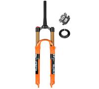 MTB Horquilla Suspensión Para Bicicleta 26 27.5 29 Pulgadas Naranja Ajuste Rebote Aire Tubo Cono 39.8mm QR 9mm Recorrido 105mm HL/RL Horquillas Bicicleta Amortiguador Gas Para XC/AM/FR(A,27.5inch)