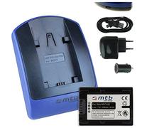 mtb more energy Batería y cargador / Red y en el coche y USB para Sony FV120 / PJ ../ SR ../ SX // Dev 3 5 30 50 50 V // HDR-CX ../ PJ ../ XR./NEX VG .) 1 batería + cargador