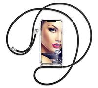 mtb more energy® Cadena para teléfono móvil compatible con Realme C53 - Negro - Funda para smartphone para colgar - Carcasa completa de TPU antigolpes