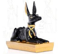 mtb more energy Figura decorativa "Guardian of The Dead" - Estatua de Anubis tumbada - Longitud 10 cm - Decoración Egipto Deidad Chacal