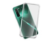 mtb more energy® Funda Crystal Armor para Huawei P40 Lite 5G, Nova 7 SE (6.5'') - Tapa Dura & Bordes Suaves - Esquinas reforzadas - Carcasa Anti Shock Cover Case Estuche
