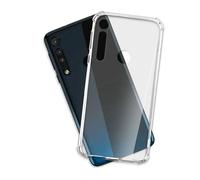 mtb more energy® Funda Crystal Armor para Motorola One Macro (6.2'') - Tapa Dura & Bordes Suaves - Anti Shock Cover Case Estuche