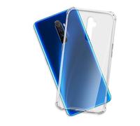 mtb more energy® Funda Crystal Armor para Realme X2 Pro (6.5'') - Tapa Dura & Bordes Suaves - Anti Shock Cover Case Estuche