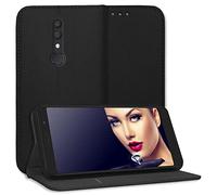 mtb more energy® Funda de piel sintética tipo libro para Alcatel 1X 2019 (5008, 5,5 pulgadas), color negro