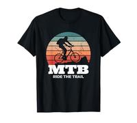 MTB Ride The Trail Bicicleta Ciclista E-Bike Zweirad Hobby Camiseta