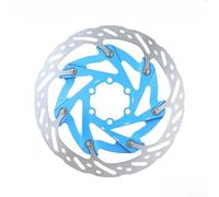MTB Road Bike Disc para rotor 160mm Ventilated Design MTB Road (Azul) | Acero de alto carbono, resistente al desgaste, 1,9 mm de grosor, frenado seguro, rendimiento duradero
