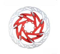 MTB Road Bike Disc para rotor 160mm Ventilated Design MTB Road (rojo) | Acero de alto carbono, resistente al desgaste, 1,9 mm de grosor, frenado seguro, rendimiento duradero