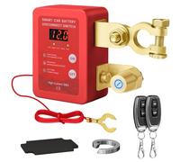 Mtchavno Desconectador de Bateria Coche 240A, Corta Corriente Bateria 12V Coche, Interruptor de Desconexión de Batería Remota con 2 Telecontrol, Interruptor de Batería para Coche Camión RV ATV