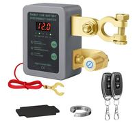 Mtchavno Desconectador de Bateria Coche 240A, Corta Corriente Bateria 12V Coche, Interruptor de Desconexión de Batería Remota con 2 Telecontrol, Interruptor de Batería para Coche Camión RV ATV