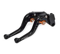 MTCRIGHTER Maneta de freno corta Maneta de embrague compatible con Triumph Trident 660 2021-2024, Aleación de aluminio CNC hecha (Orange)