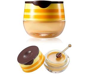 MTDBAOD Honey Lip Mask,Propolis Moisturizing Honey Lip Mask,Lip Balm Nourishing Anti-Wrinkle Lip Care, Hydrating & Prevention Dry and Crack Lip Scrubs,for Dry Lips (1PCS)