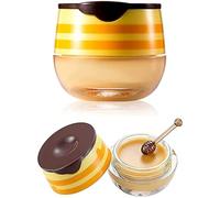 MTDBAOD Lip Balm Honey Pot Propolis Moisturizing Honey Lip Mask with Honey Stick Hydrating & Prevention Dry and Crack Lip Scrubs for Lip Care and Lip Treatment