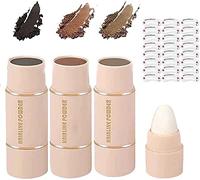 MTDBAOD One Step Brow Stamp Shaping Kit,24 Kind Eyebrow Stencil Shaping Makeup Kit,Brow Stamp Hairline Modification,Retouching Shadow Stick,For Women BrowMake Up Tools