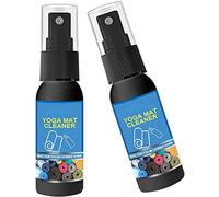 MTDBAOD Yoga Mat Cleaning Spray, Stains Fitness Mat Spray,Fresh Natural Sports Cleaning and Deodorizing Spray,No-Wash Cleaner with Cleaning Cloth, Safe for All Mats