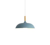 MTDYGHXQ Candelabro E27 De Estilo Minimalista Nórdico,Lámpara Colgante De Metal Semicircular,Lámpara Colgante Colorida De Una Sola Cabeza,Luz De Techo,Accesorio De Iluminación Para Decoración De Cafet